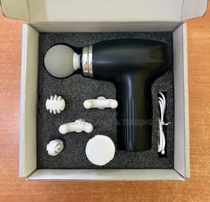 Powerful Mini Fascia Massage Gun With 6 Heads - Mg-M1