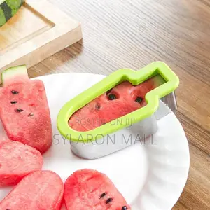 Watermelon Popsicle Shape Cutter – Fun Fruit Slicer For Kids Family