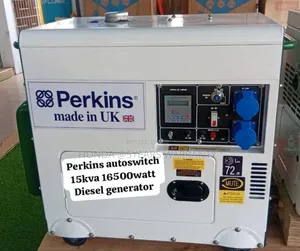 British Perkins 15kva Autoswitch 16500watt Diesel Generator