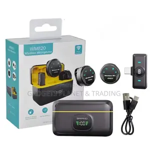 Wm820 Phone Wireless Lapel Microphone for Usb-C Type C and iPhone