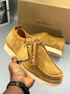Original Clarks Yellowish and Cream