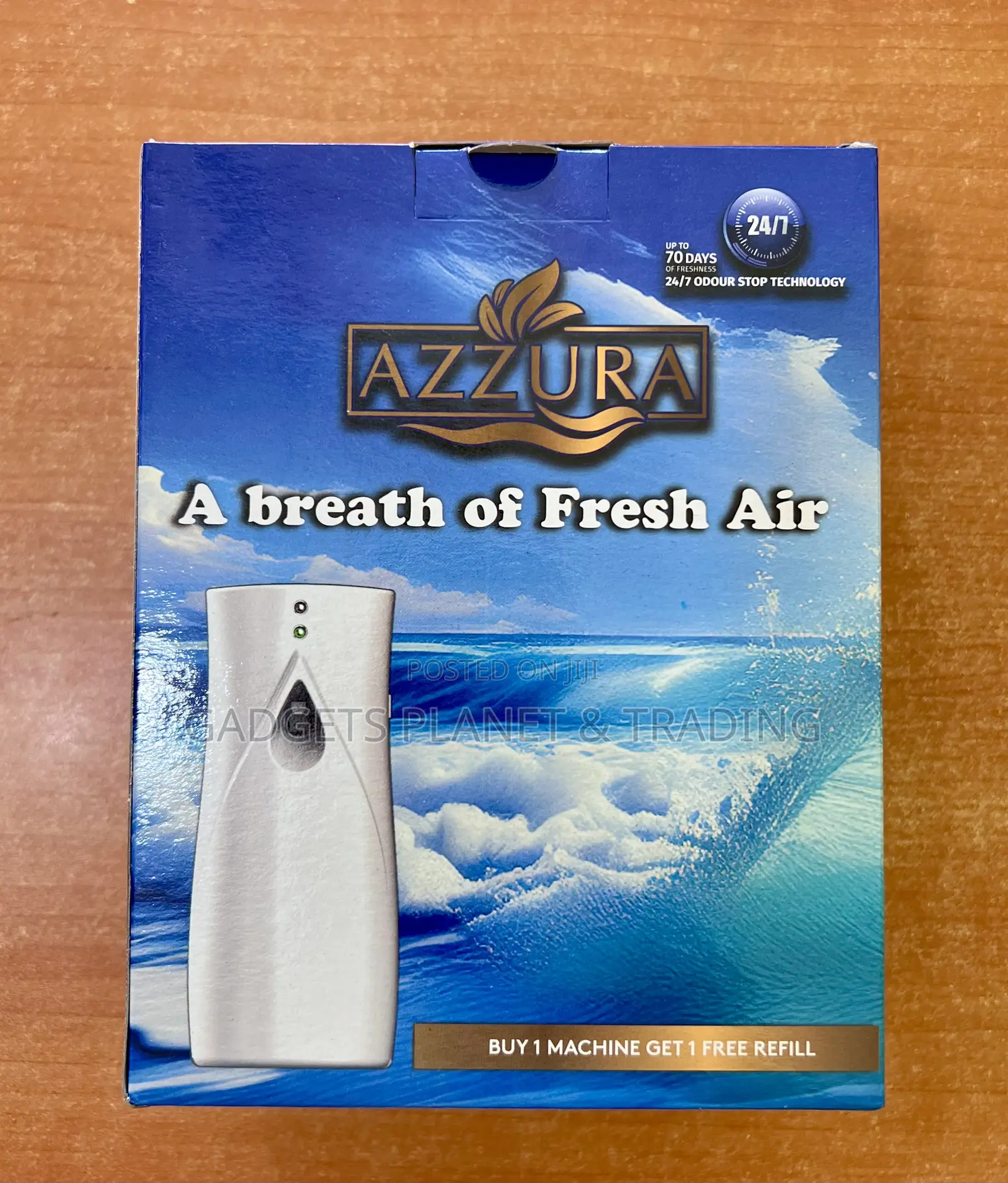 Azzura Freshmatic Max Automatic Air Freshener With 1 Refill Can 250ml