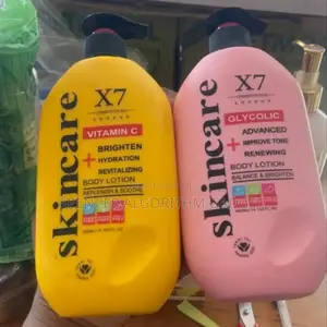 X7 Skincare Glycolic Lotion and Vitamin C Lotion (250gh for 1)