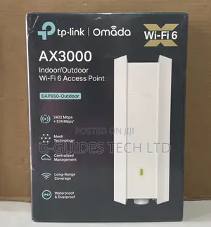 TP-Link Ax3000 Indoor/Outdoor Wi-Fi 6 Access Point Eap650-Outdoor