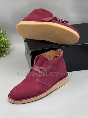 Original Clarks Burgundy Brown