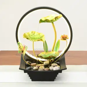 Water Fountain With Ring Light