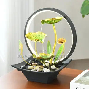 Water Fountain With Ring Light