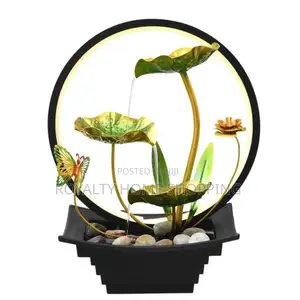 Water Fountain With Ring Light
