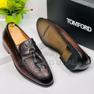 Tom Ford Ring My Bell Mens Brown Leather Shoe