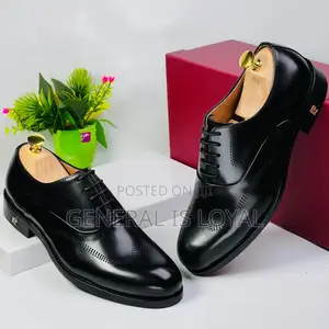 Pierre Cardin Black Men’S Leather Lace Shoe