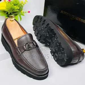 Alberto Gilardino Dark Brown Mens Brogues Leather Shoe