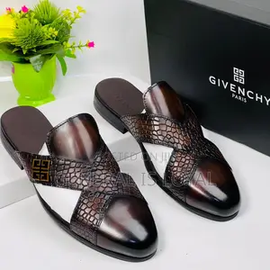 Givenchy Dark Brown Men Halfshoe