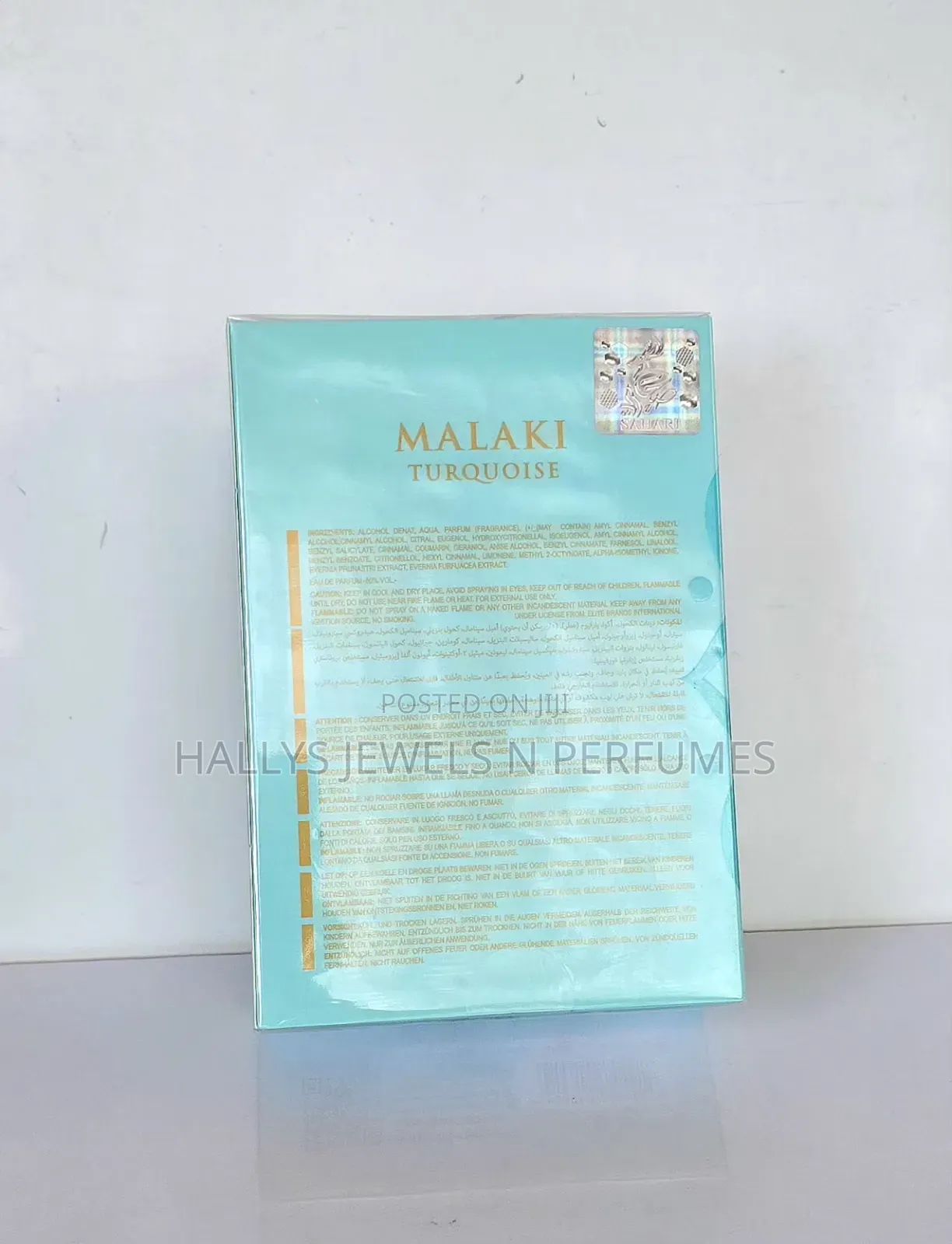Malaki Turquoise Sahari Supreme Eau De Parfum, 100ml, Women's