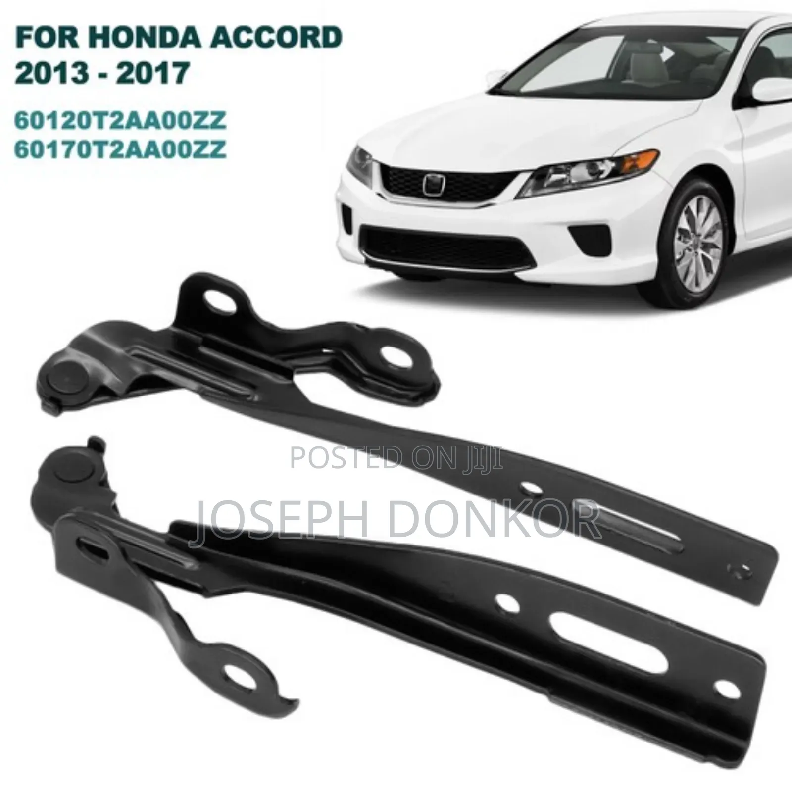 Accord Bonnet Hinges Pair 2013,2014,2015,2016,2017
