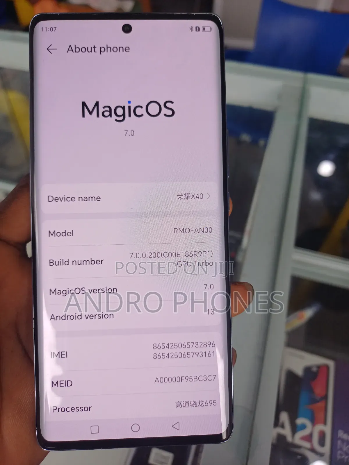 Honor X40 128 GB Silver