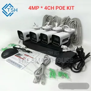TSH 4ch*4mp Ip Poe Kit With Cables