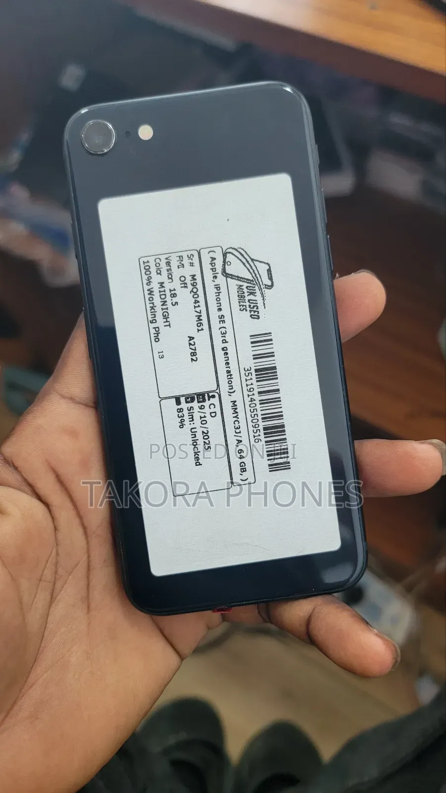 Apple iPhone SE (2022) 64 GB Black