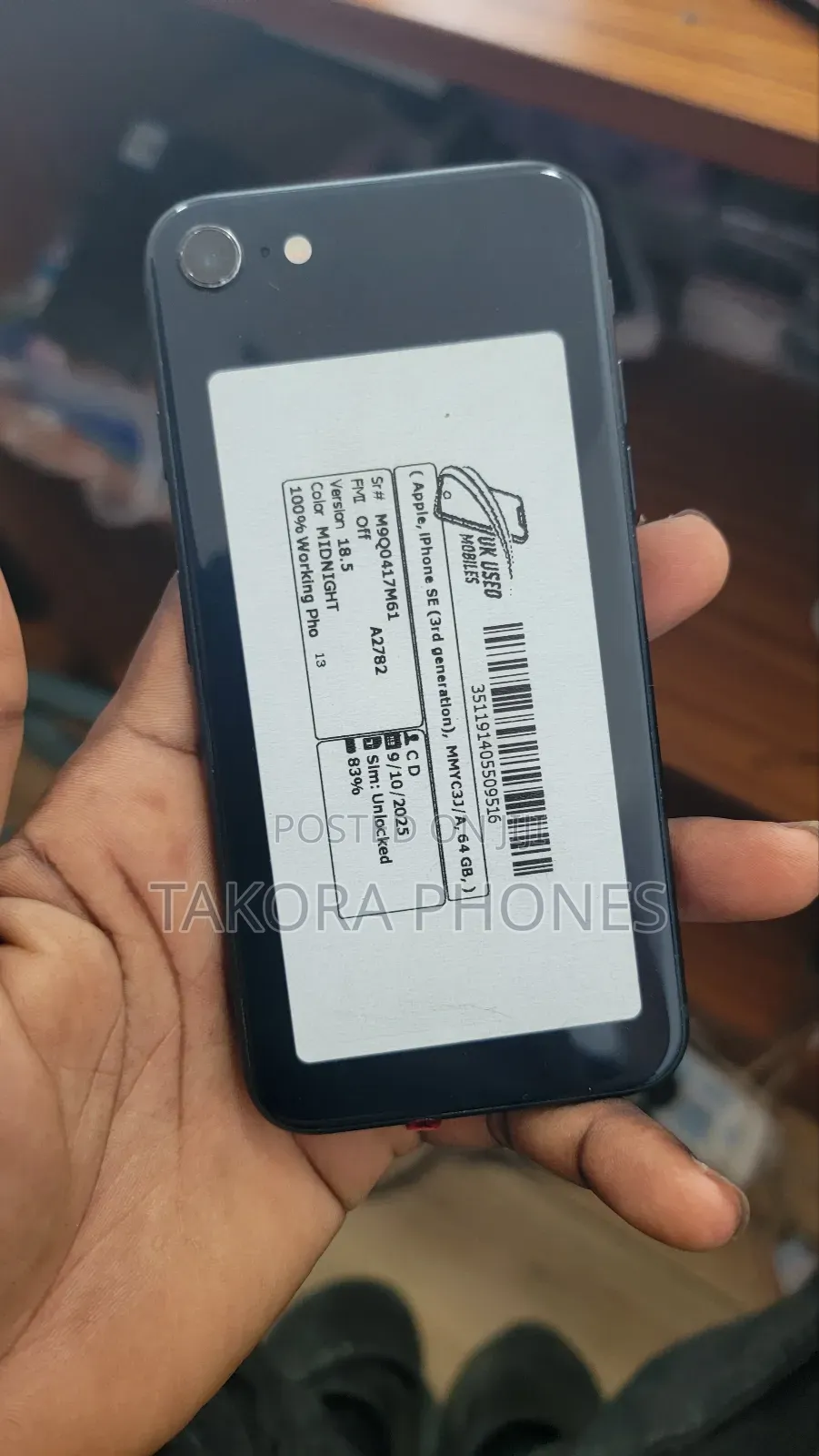 Apple iPhone SE (2022) 64 GB Black