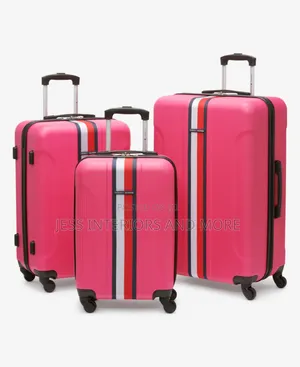 Tommy Hilfiger Dixon 3- Piece Luggage Set (Pink)