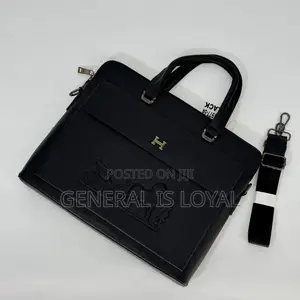 Hermes Pure Leather Office And Laptop Bag