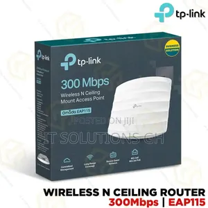 Tp-Link Eap115 Wireless N Celling Mount Access Point (No Poe Adapter)