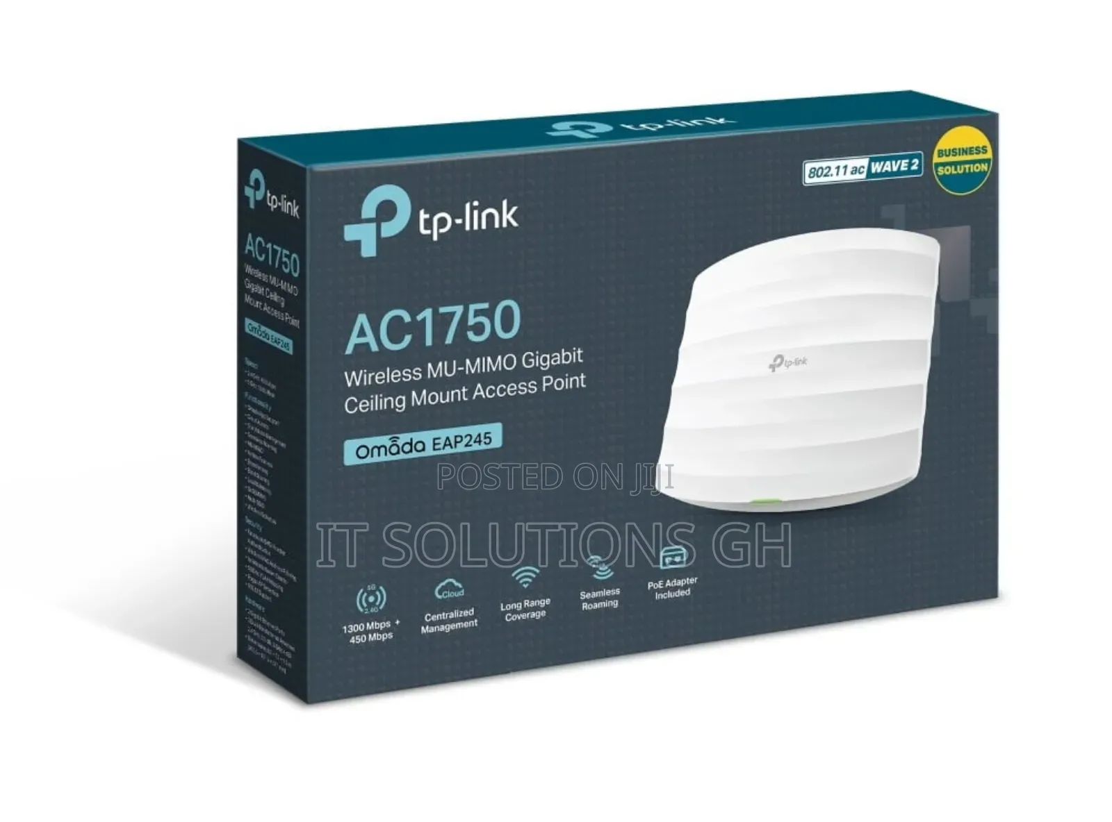 Tp-Link Eap245 Ac1750 Ceiling Mount Dual-Band Wi-Fi Access Point
