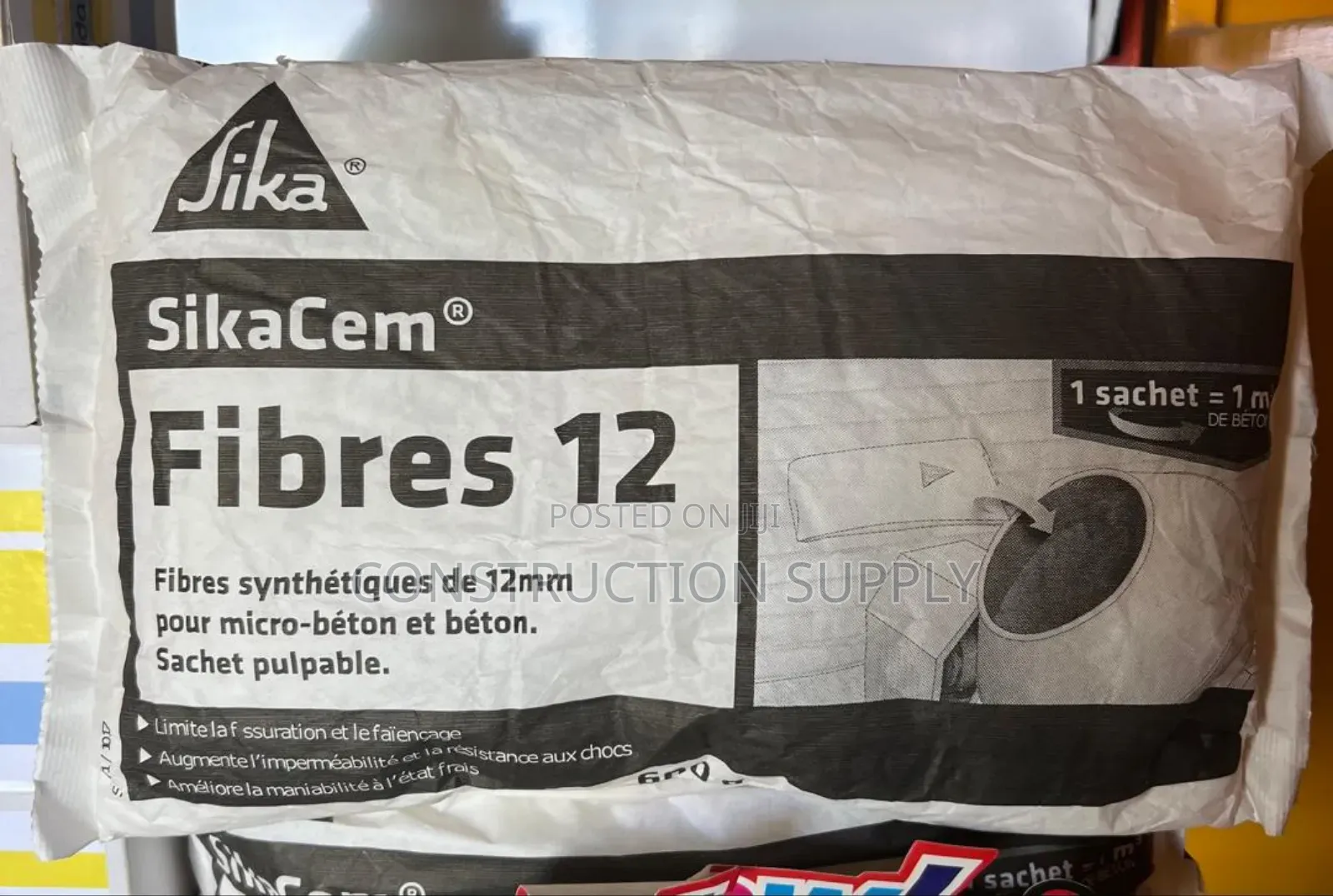Concrete Sikacem Fibre 12 - 600g