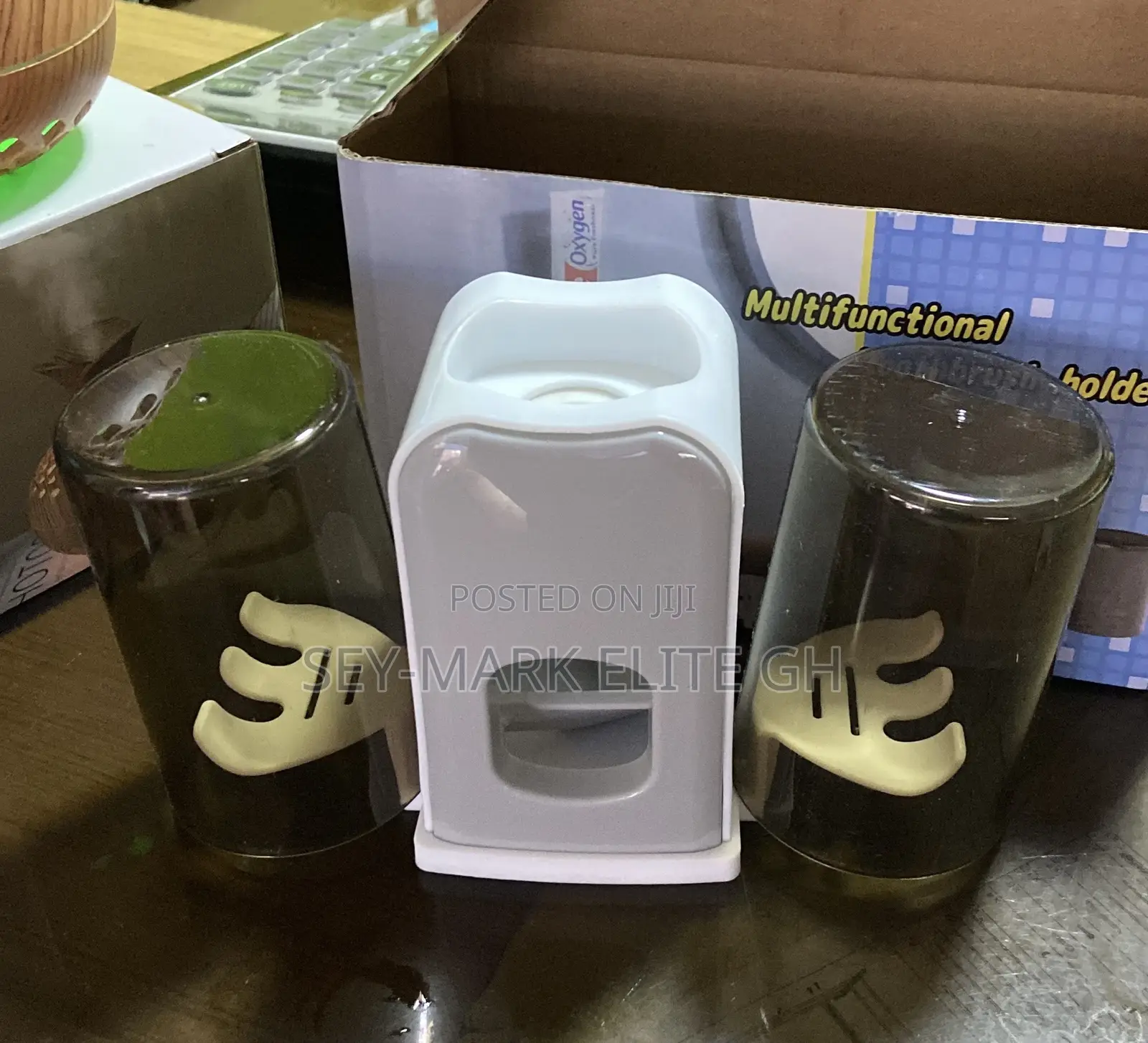 Automatic Toothpaste Dispenser And Brush Holder