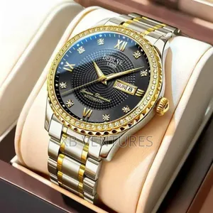 Deblve Men's Fashion Waterproof Business Watch