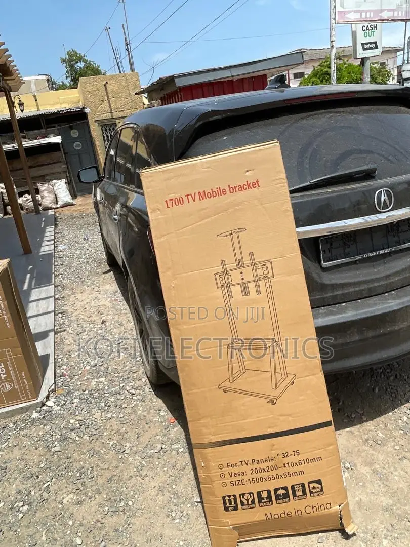 Adjustable Floor Tv Mount For 32– 75inch Tvs