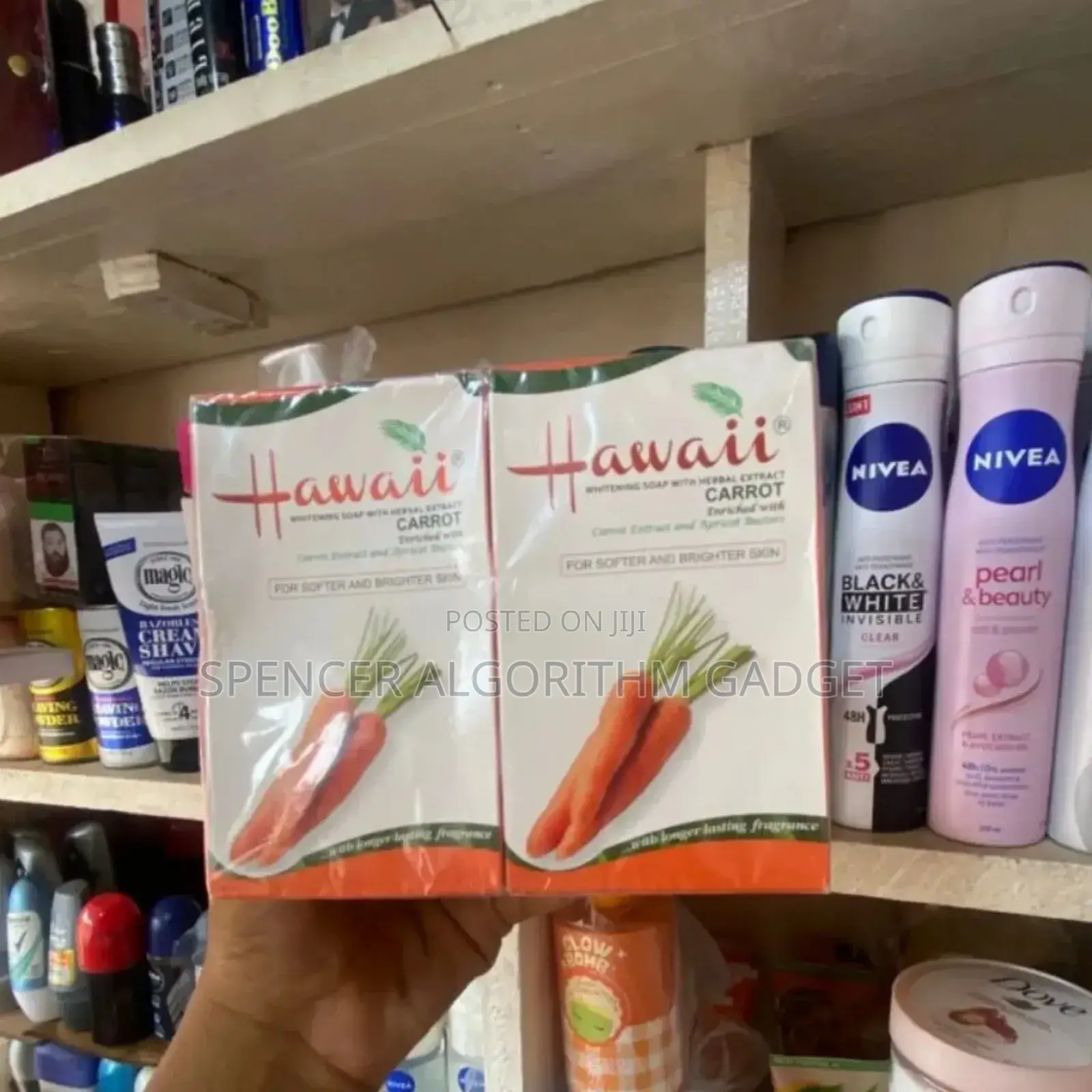 Hawaii Carrot Papaya Soap (4pcs in Pack)