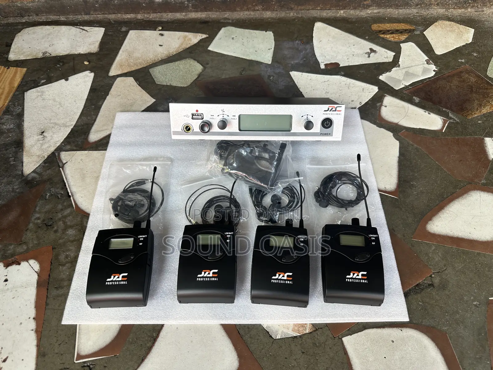 Jac Professional 4 In 1 Wireless In-ear Monitor System