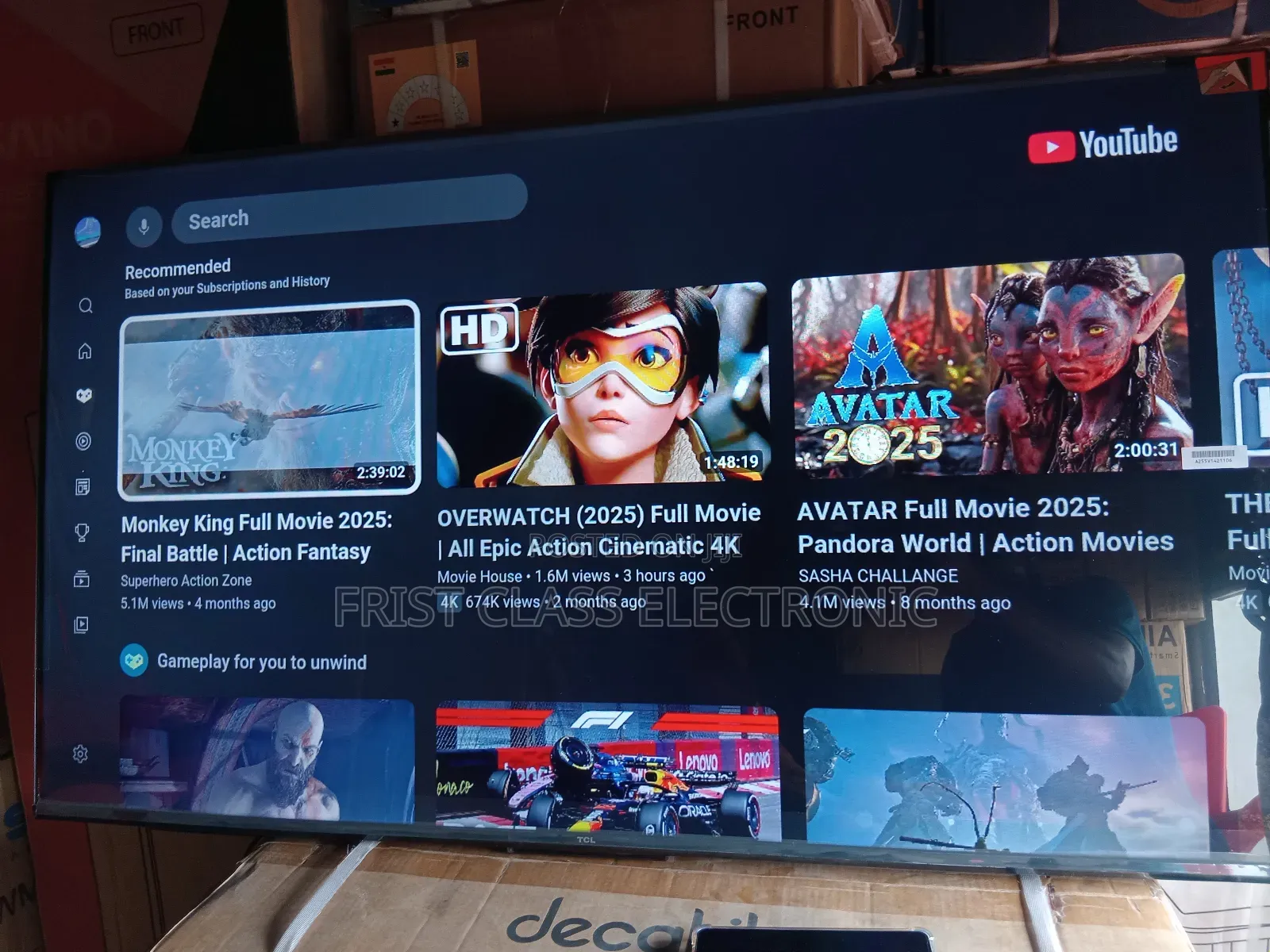 Stunning TCL 43inches Digital Tv