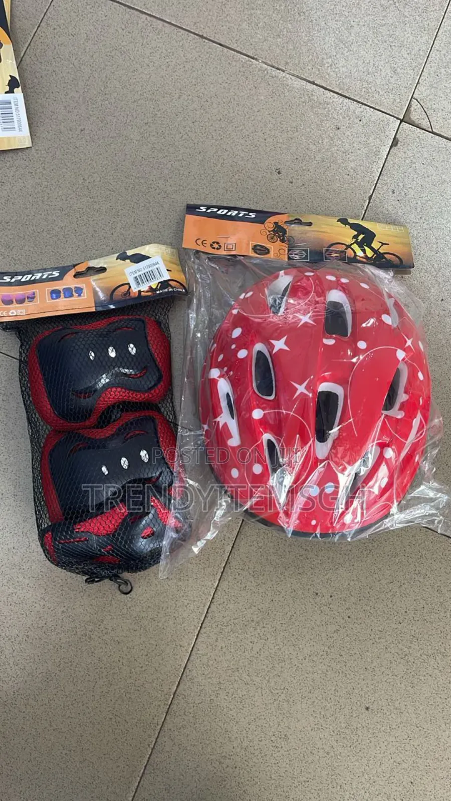 Kids Safety Helmet + Knee Elbow Hand Pad