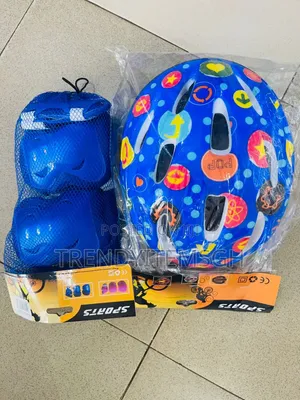 Kids Safety Helmet + Knee Elbow Hand Pad