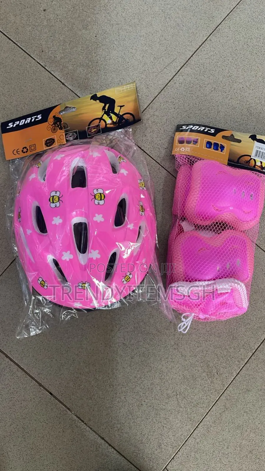 Kids Safety Helmet + Knee Elbow Hand Pad