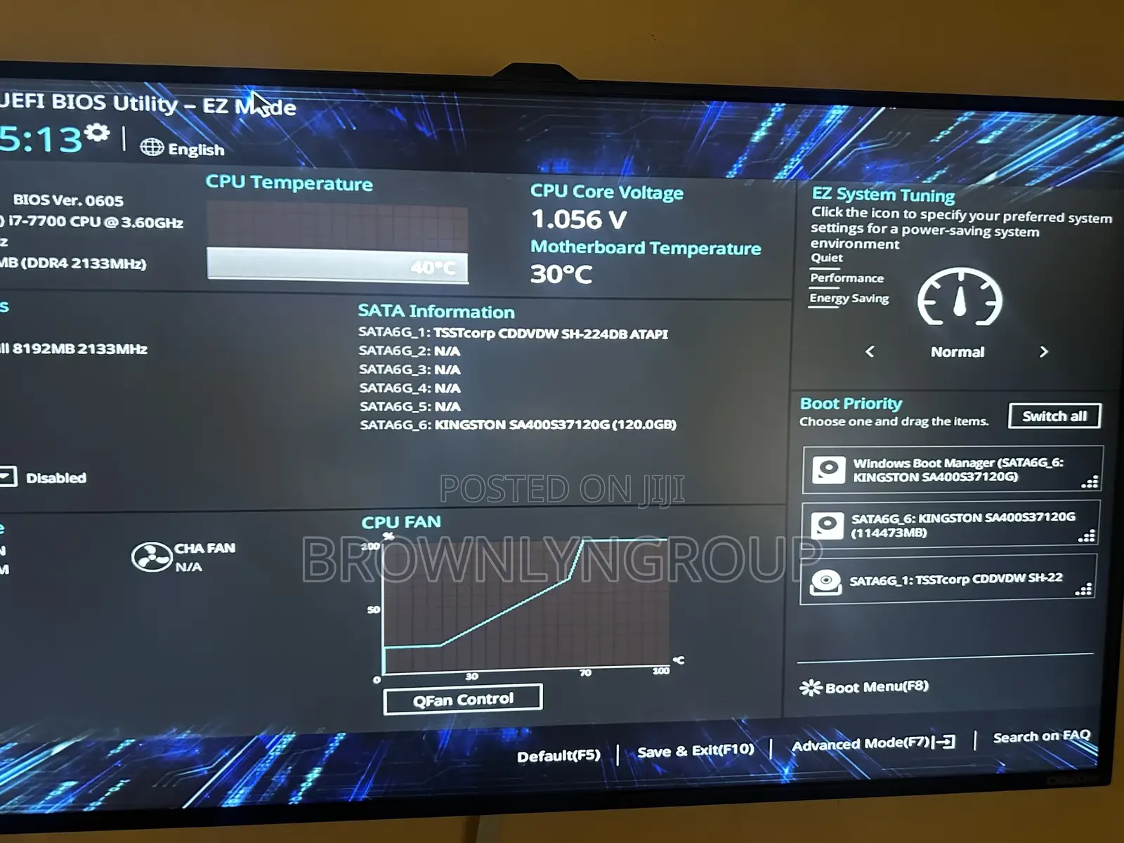 Desktop Computer Asus 16GB Intel Core I7 HDD+SSD 128GB