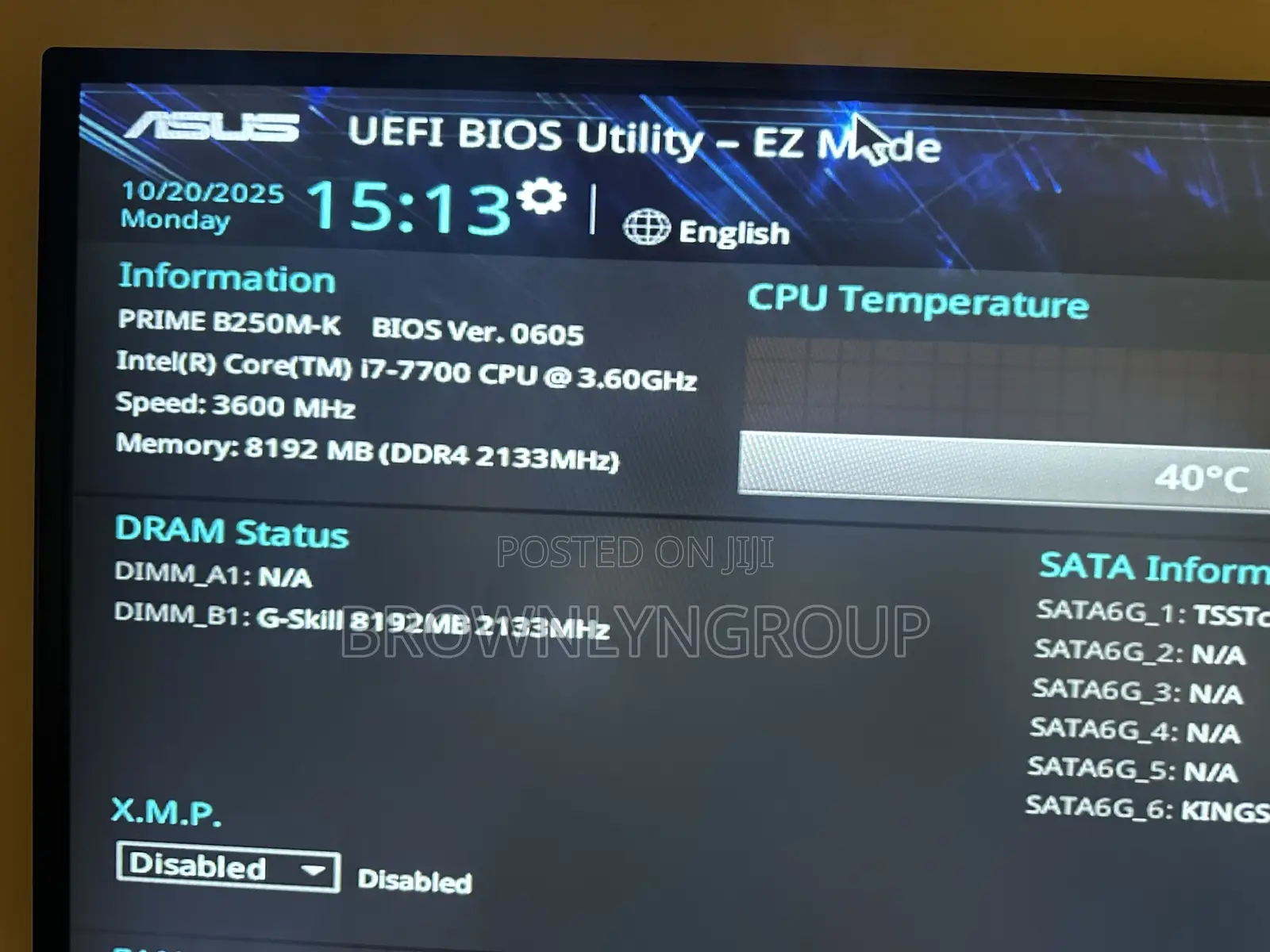 Desktop Computer Asus 16GB Intel Core I7 HDD+SSD 128GB