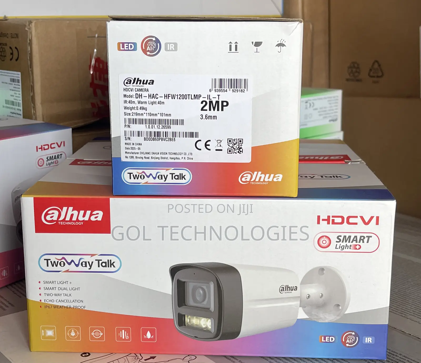 Dahua Hac-Hfw1200tlm-Il-T 2mp Smart Dual Light Hdcvi Two-Way Talk