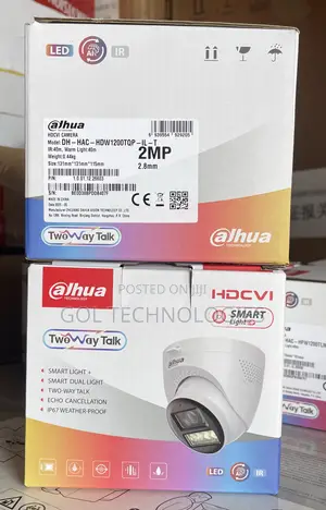 Dahua 2 Way Audio Camera With Smart Light Dh - Hac -Hdw1200tqp - Il -T