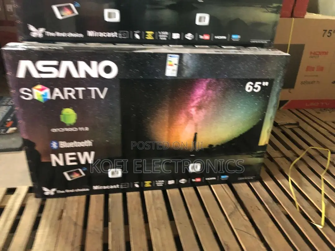 Asano 65” Led Smart Tv Sleek Design With Powerful Performance