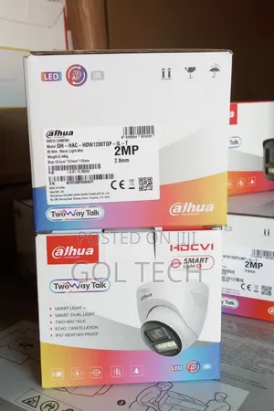 Dahua 2 Way Audio Camera With Smart Light Dh-Hac-Hdw1200tqp-Il-T Dome