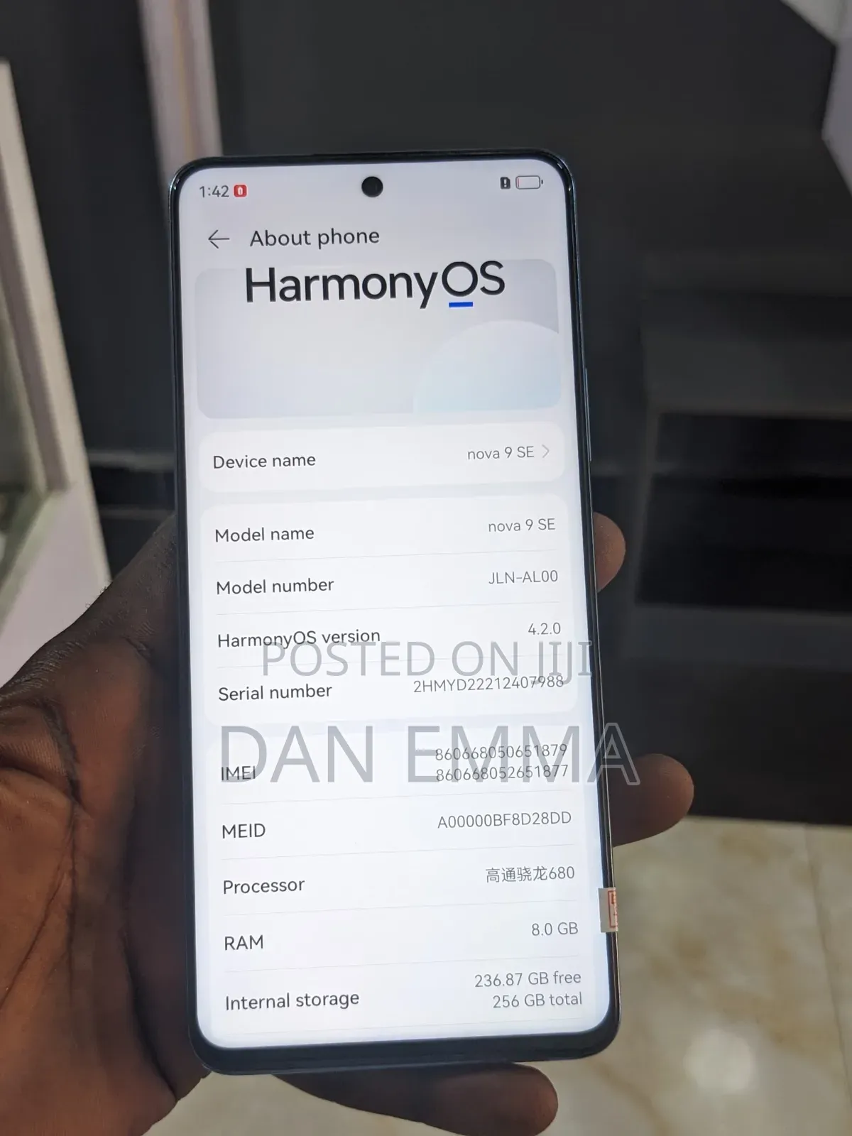 Huawei nova 9 SE 5G 256 GB Blue