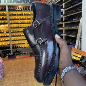 Leather Shoe Double Monk Strap
