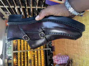 Leather Shoe Double Monk Strap