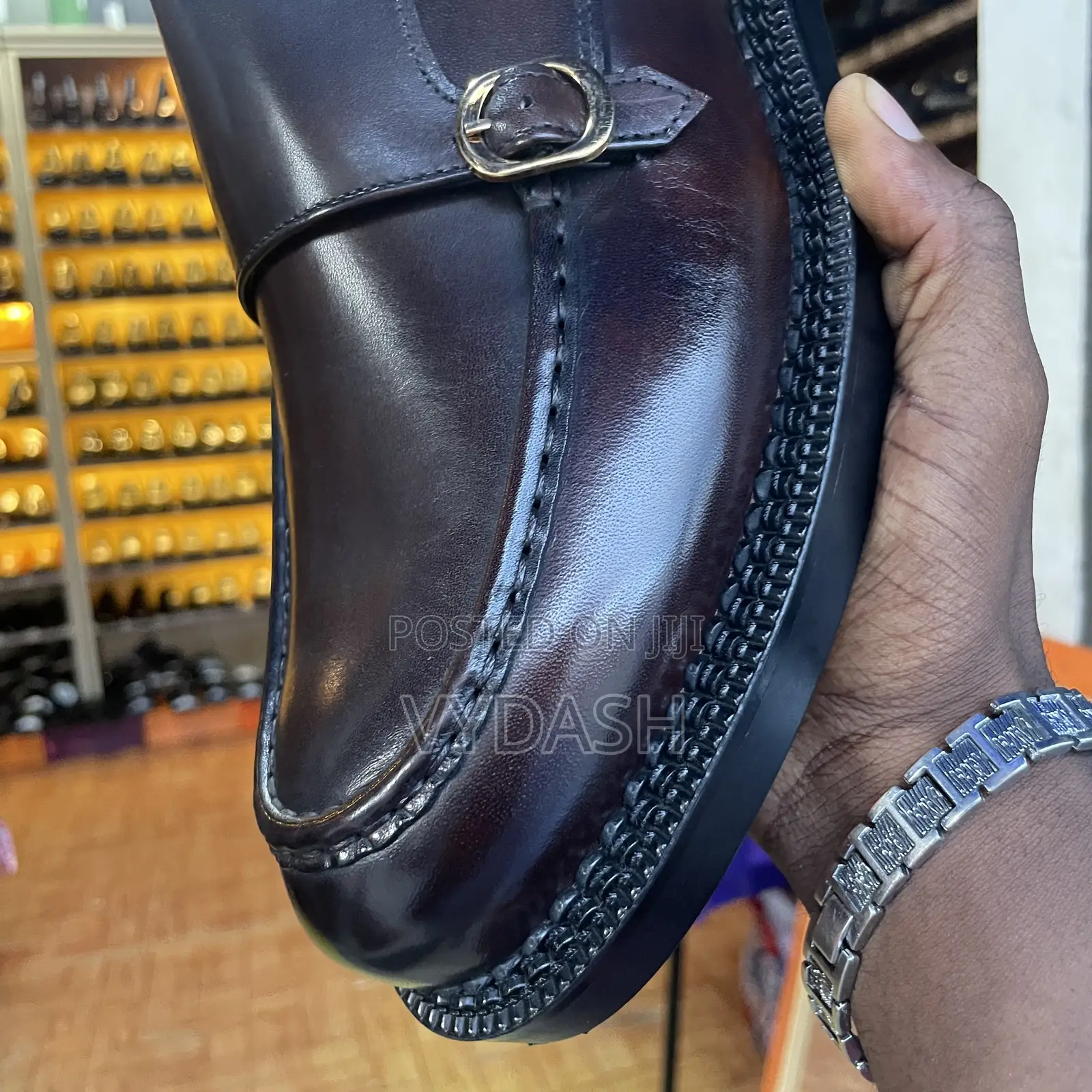Leather Shoe Double Monk Strap