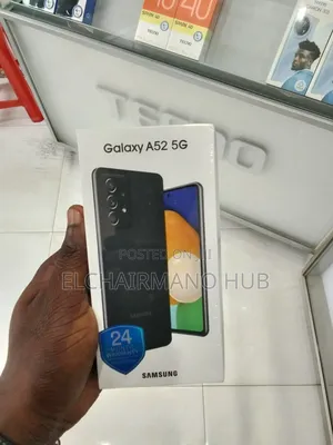 New Samsung Galaxy A52 5G 128 GB Black