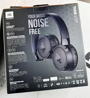 JBL Tune 670nc - Adaptive Noise Cancelling Wireless on-Ear Headphones