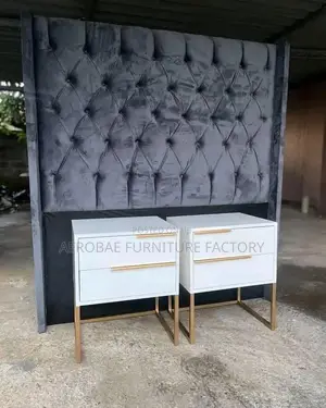 Complete Strong Bed Frame Made in Ghana by Afrobae Furniture