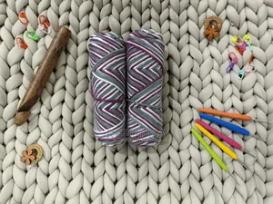 100g Multicolored Milk Cotton Yarns